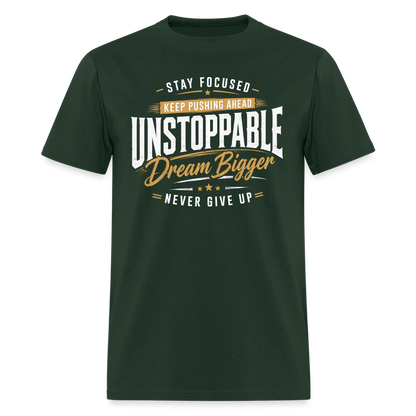 Be Unstoppable - Men's T-Shirt - forest green