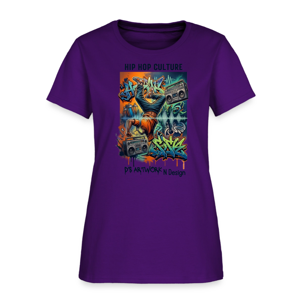 Hip Hop Culture - Women's T-Shirt - purple