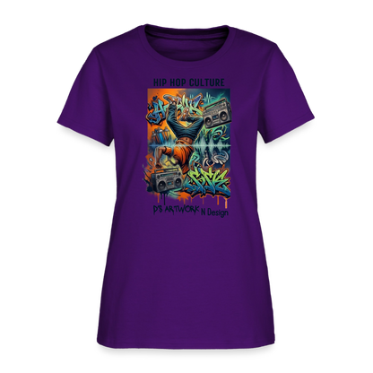 Hip Hop Culture - Women's T-Shirt - purple