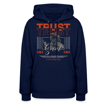 Trust God - Women's Hoodie - navy