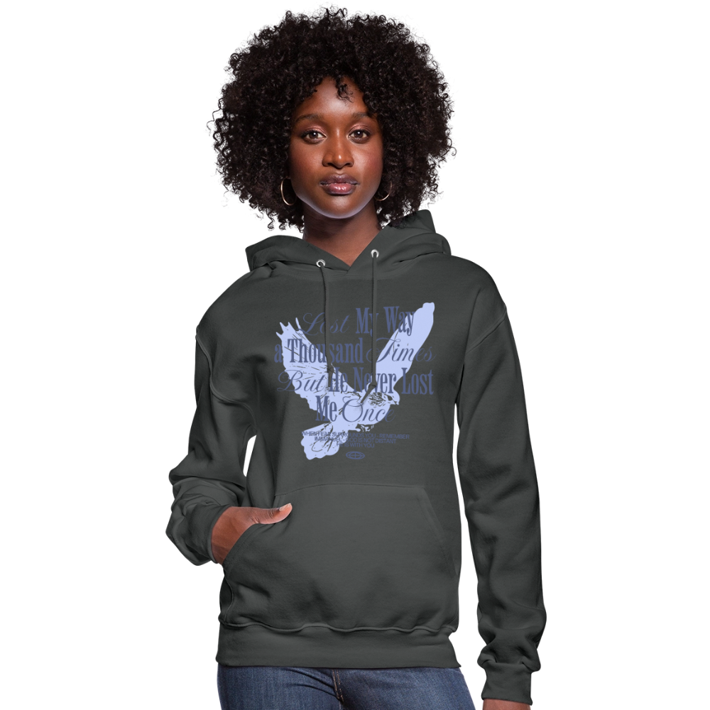 God is with Us - Women's Hoodie - asphalt