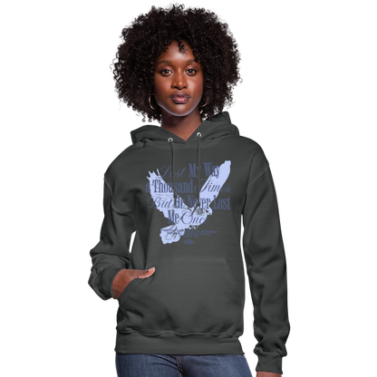 God is with Us - Women's Hoodie - asphalt