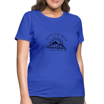 Faith Can - Women's T-Shirt - royal blue