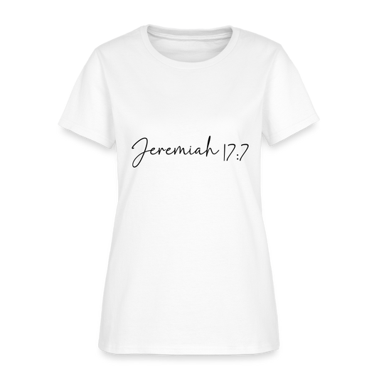 Jeremiah 17:7 - Women's T-Shirt - white