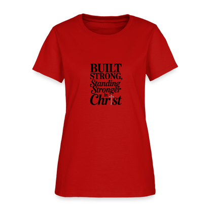 Strong in Christ  - Women's T-Shirt - red