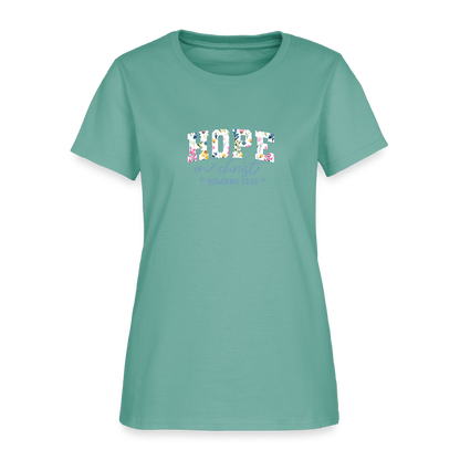 Hop in Christ - Women's T-Shirt - aquatic
