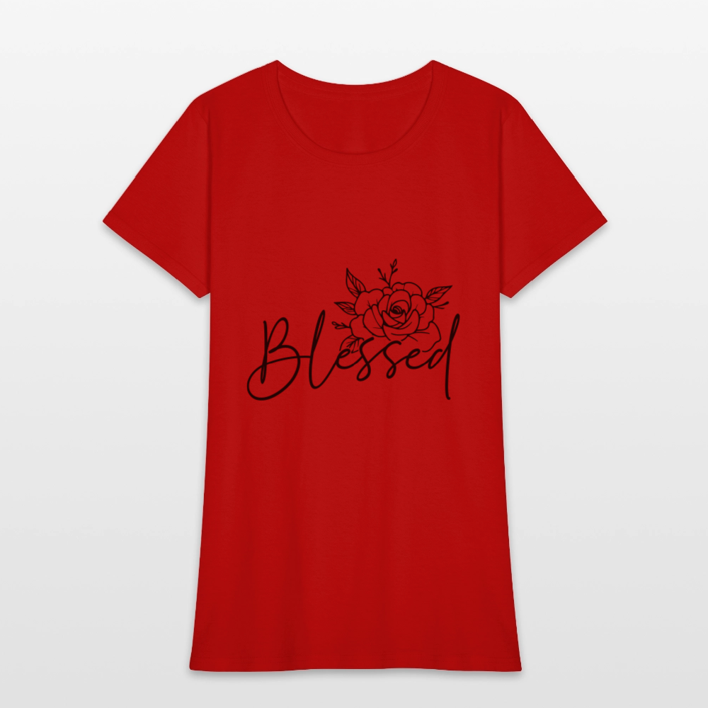 Blessed - Women's T-Shirt - red