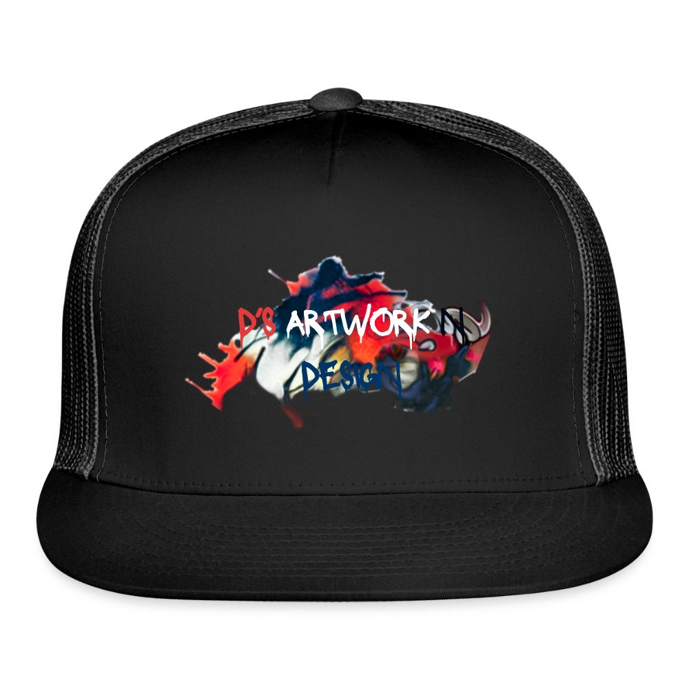 Spray Paint - DS Trucker Hat - black/black