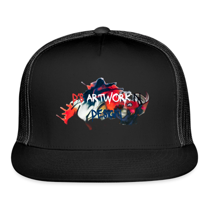 Spray Paint - DS Trucker Hat - black/black