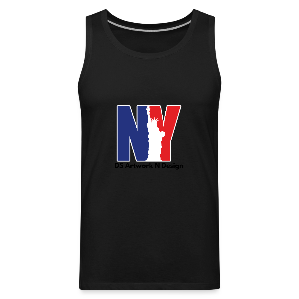 NY - Men’s Premium Tank - black