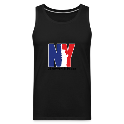 NY - Men’s Premium Tank - black