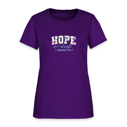 Hop in Christ - Women's T-Shirt - purple