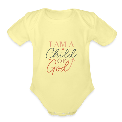 Child of God - Baby onesie - washed yellow