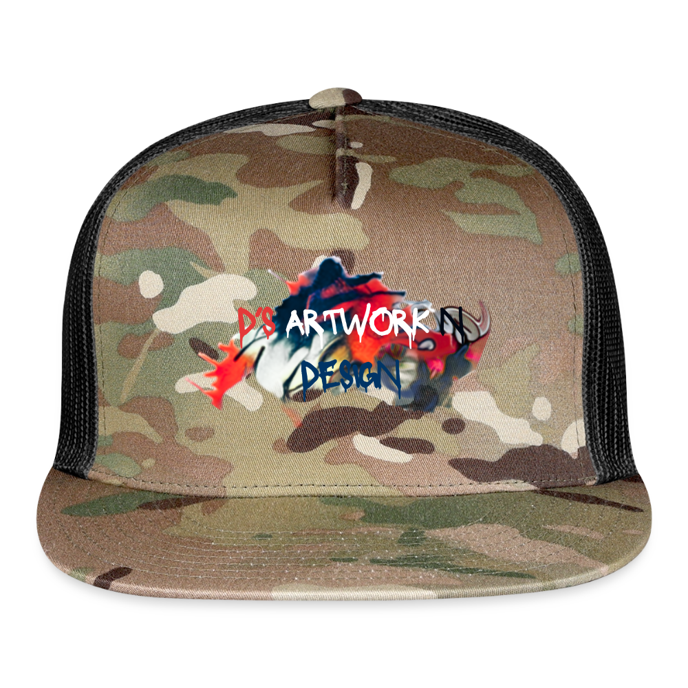 Spray Paint - DS Trucker Hat - MultiCam\black
