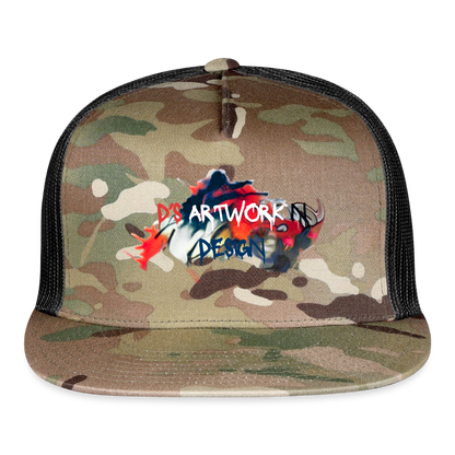 Spray Paint - DS Trucker Hat - MultiCam\black