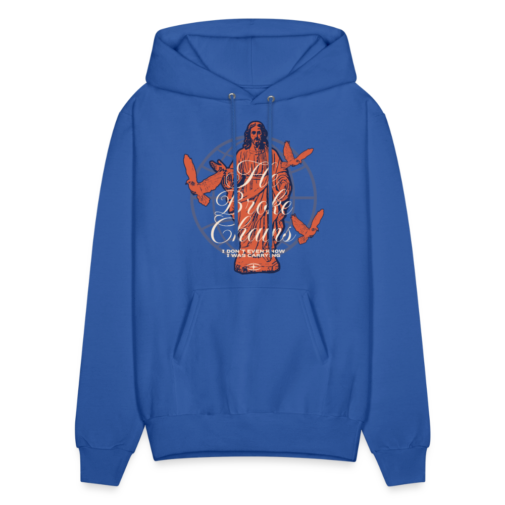 Chains Broken - Men's Hoodie - royal blue