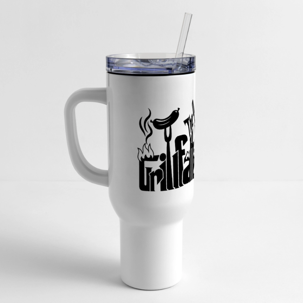 The Grill Father - 40 oz Travel Tumbler - white