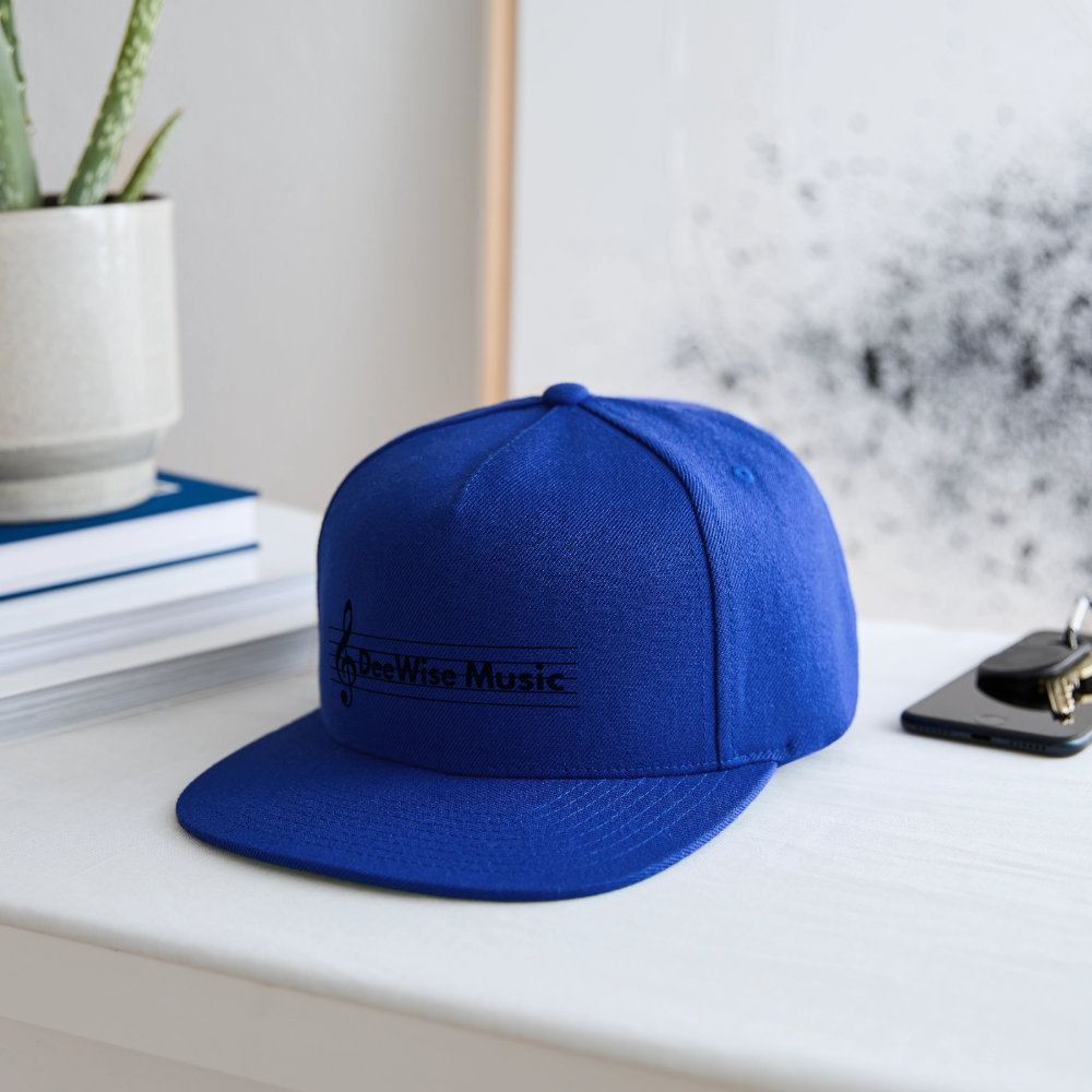 DeeWise Music - Snapback Baseball Cap - royal blue