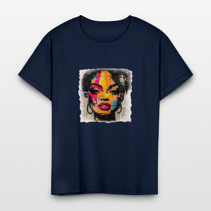 Pop Culture Woman 2 - Kids' T-Shirt - navy