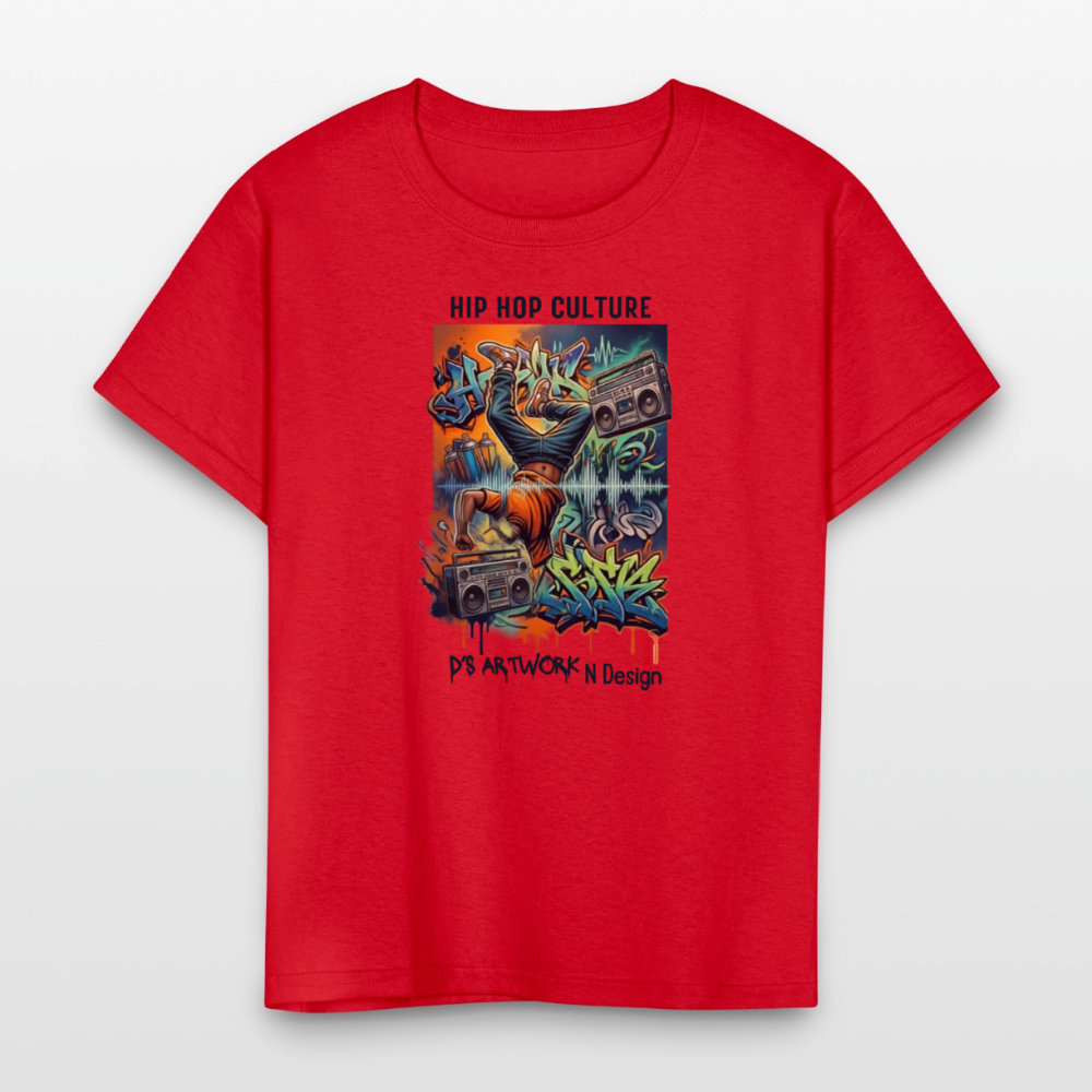 Hip Hop Culture - Kids' T-Shirt - red