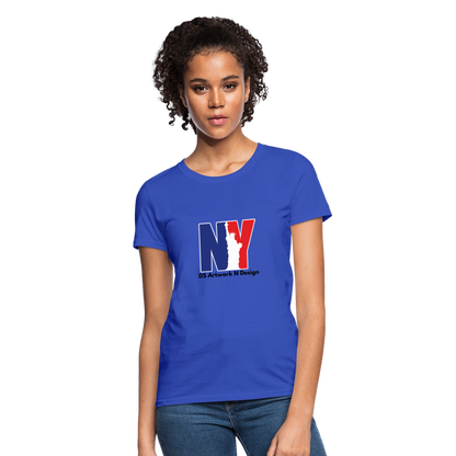 NY - Women's T-Shirt - royal blue