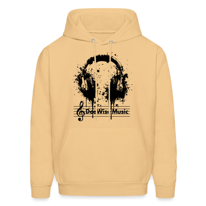 DeeWise Music - Men's Hoodie - light gold 