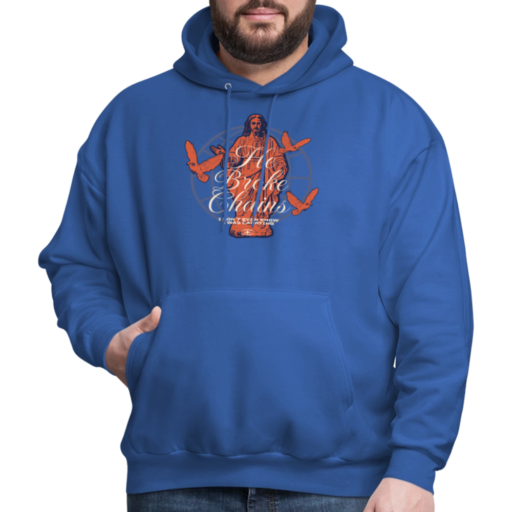Chains Broken - Men's Hoodie - royal blue