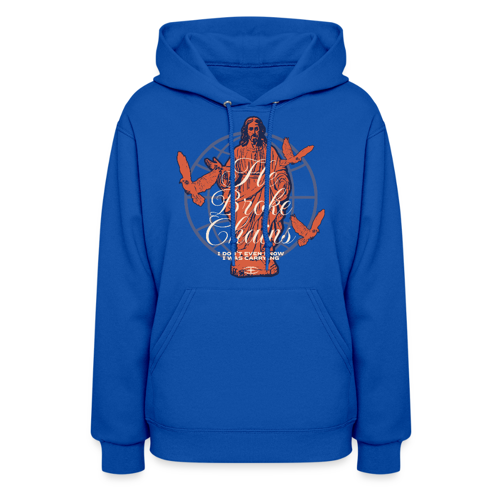 Broken Chains - Women's Hoodie - royal blue
