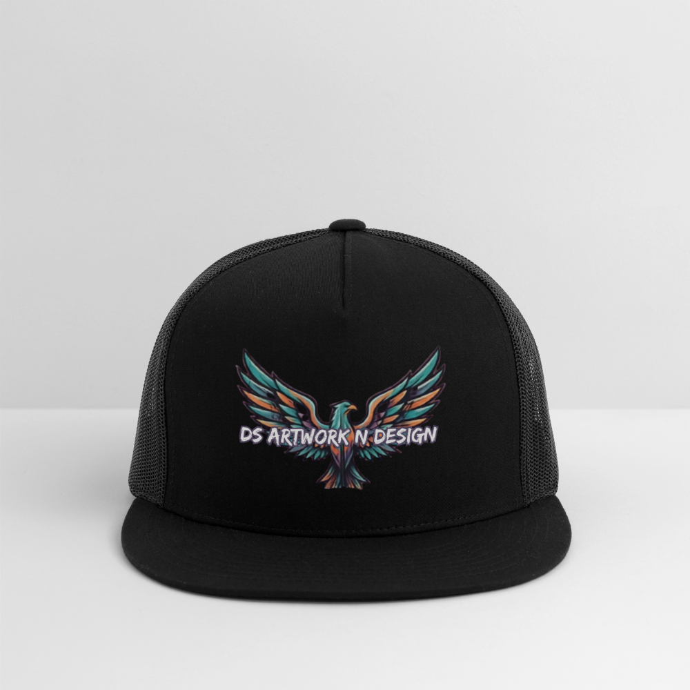 Graffiti Eagle - Trucker Hat - black/black