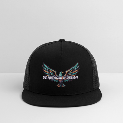Graffiti Eagle - Trucker Hat - black/black
