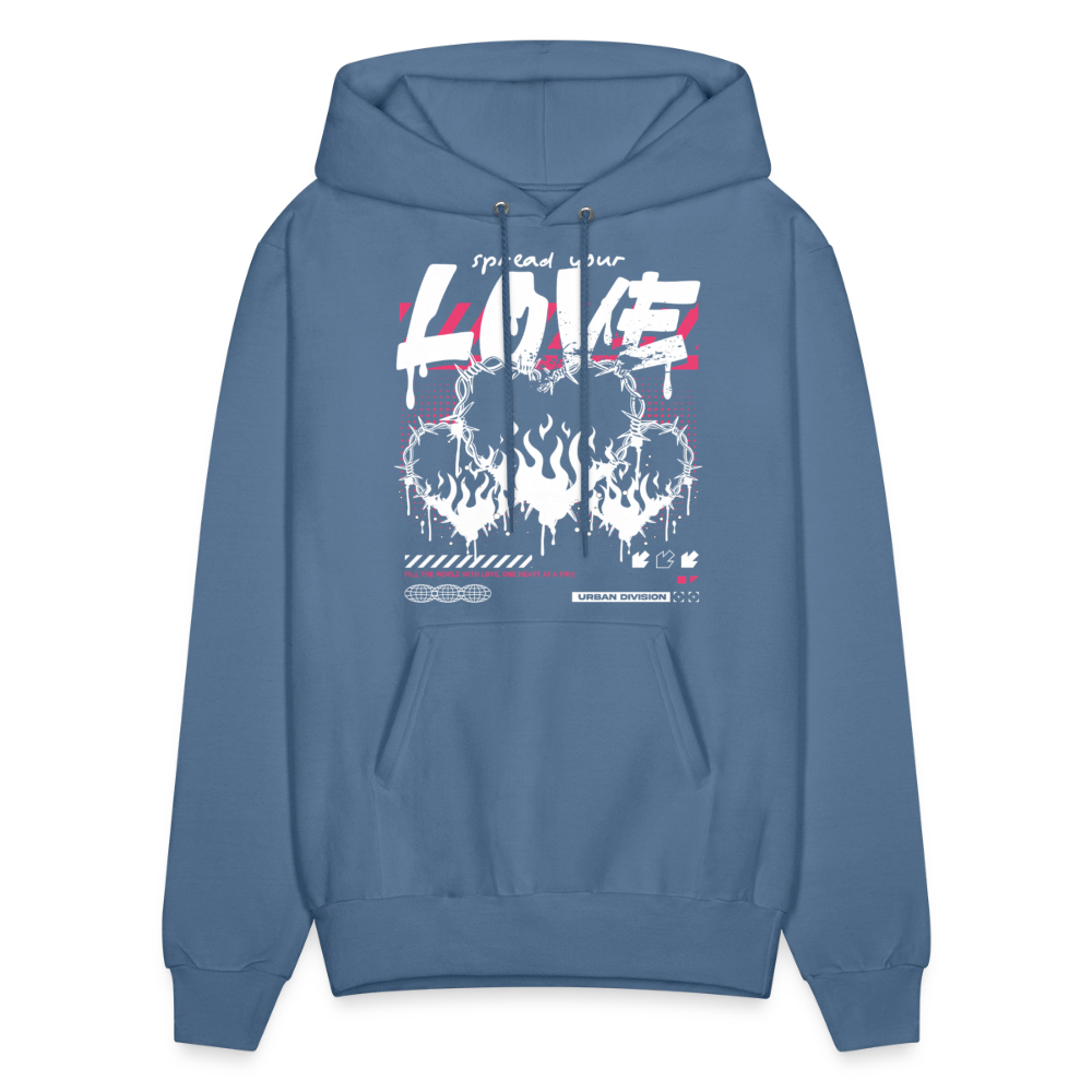 Heart of fire - Men's Hoodie - denim blue