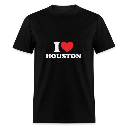 I Love Houston - Unisex T-Shirt - black