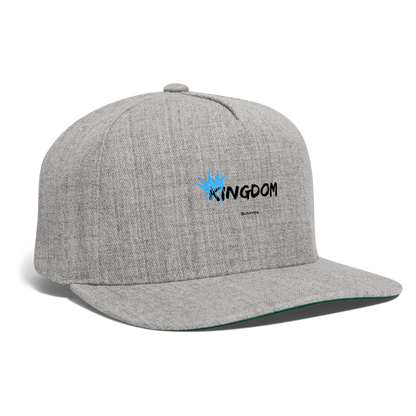 Kingdom Business - Snapback Baseball Cap - heather gray