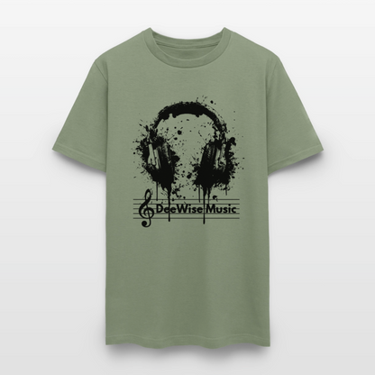 DeeWise Music - Headphones T-Shirt - military green