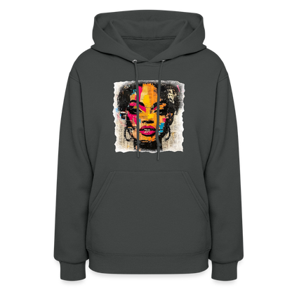 Pop Culture Woman 2 - Women's  Hoodie - asphalt