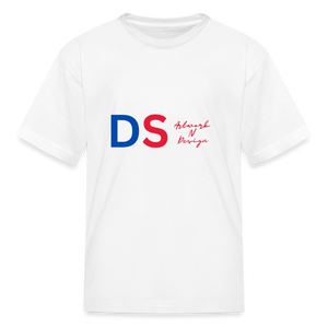 DS Artwork N Design - Kids' T-Shirt red and blue - white