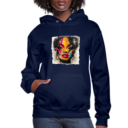 Pop Culture Woman 2 - Women's  Hoodie - navy
