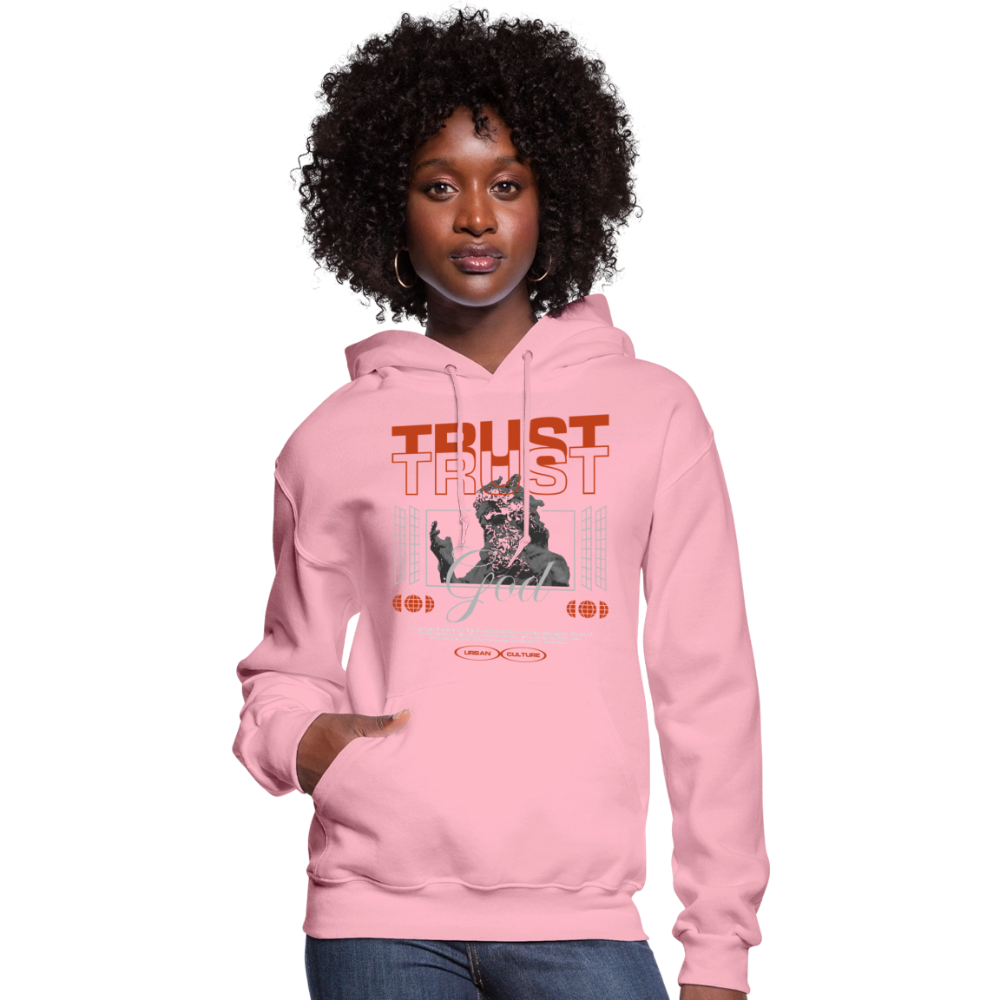 Trust God - Women's Hoodie - classic pink