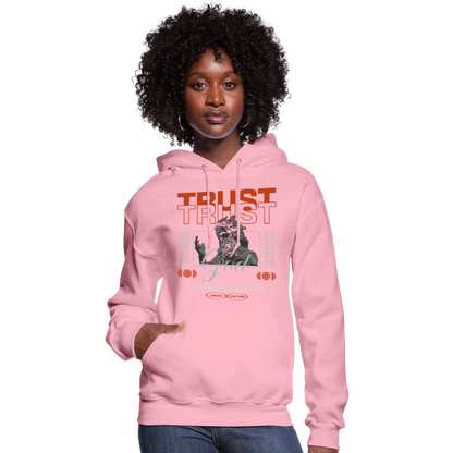Trust God - Women's Hoodie - classic pink