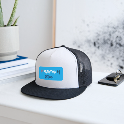 DS Graffiti - Trucker Hat - white/black