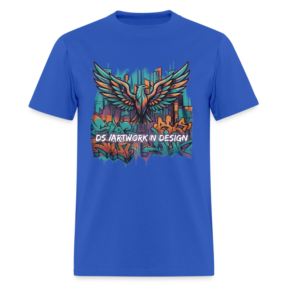 Graffiti Eagle - Men's T-Shirt - royal blue