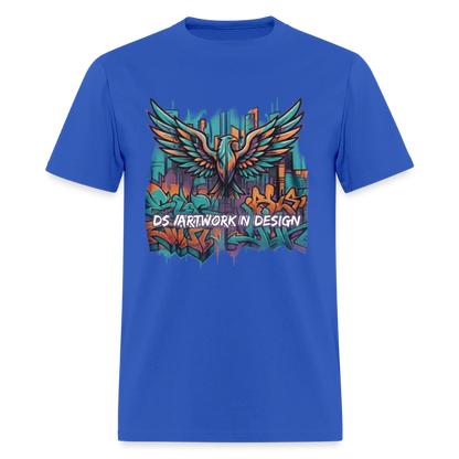 Graffiti Eagle - Men's T-Shirt - royal blue