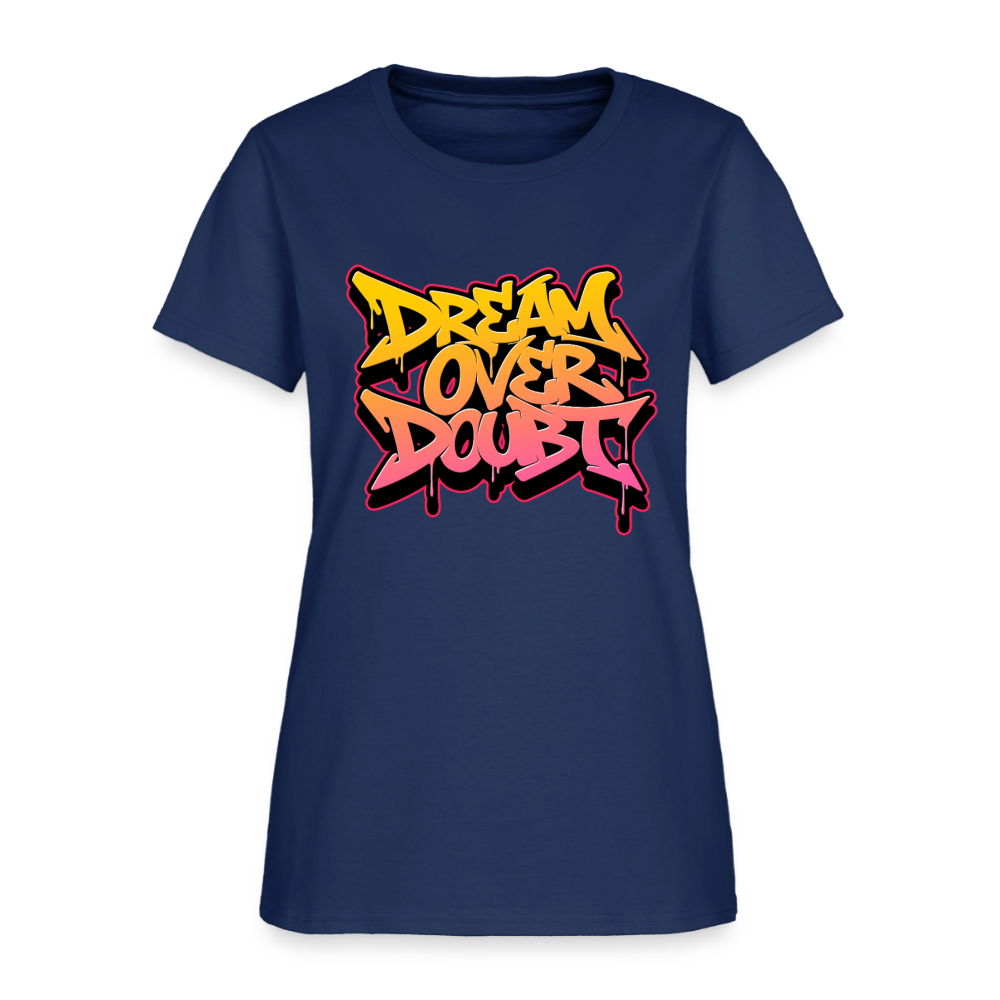 Drem Over Doubt - Graffiti Women's T-Shirt -  blue dusk