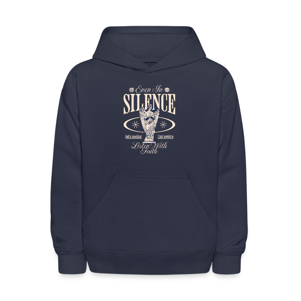 God Speaks - Kids' Hoodie - navy