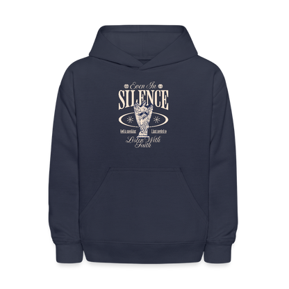 God Speaks - Kids' Hoodie - navy
