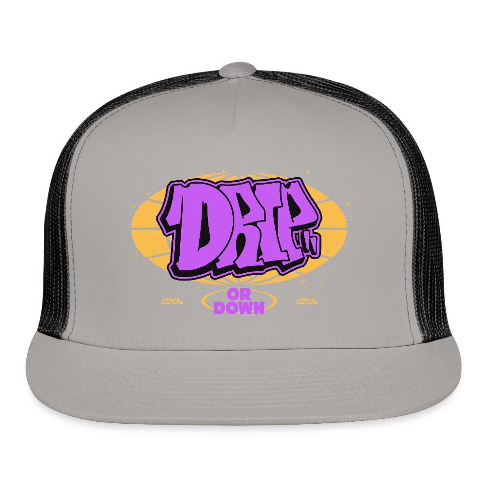 Drip - Graffiti Trucker Hat - gray/black