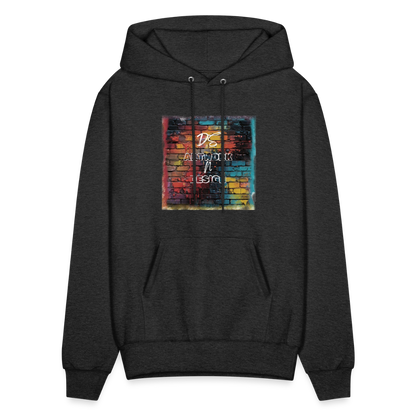 Brick Wall Art - Men's Hoodie - charcoal grey