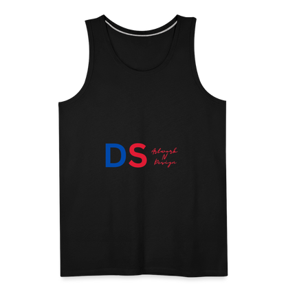 DS blue and red - Men’s Premium Tank - black