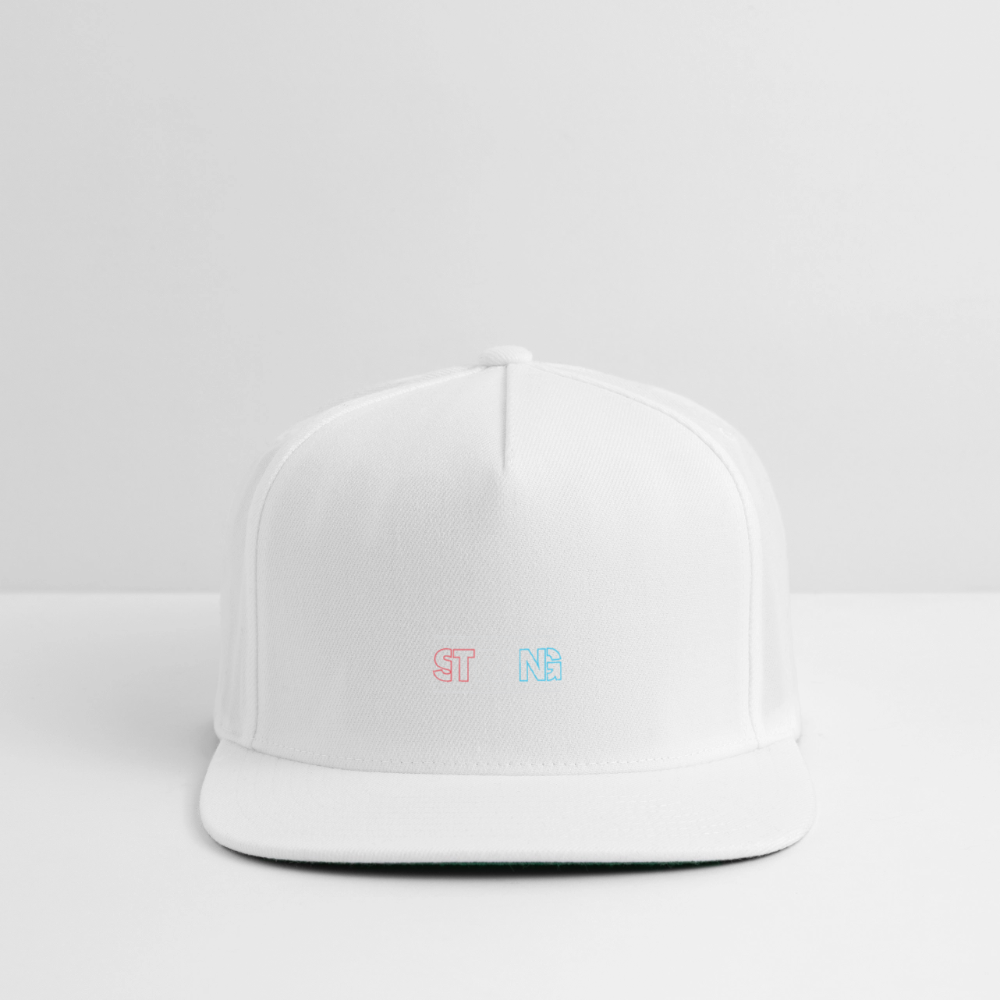 Stay Strong - Snapback Baseball Cap - white