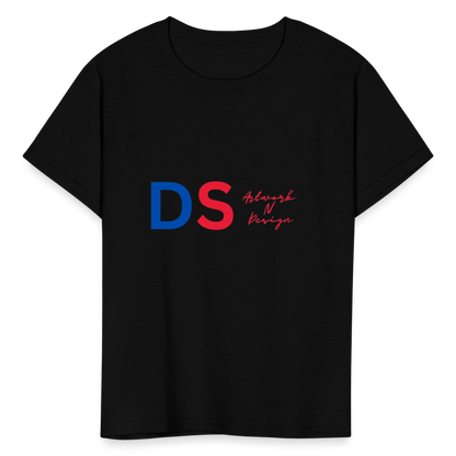 DS Artwork N Design - Kids' T-Shirt red and blue - black